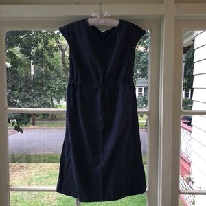 Navy maternity dress